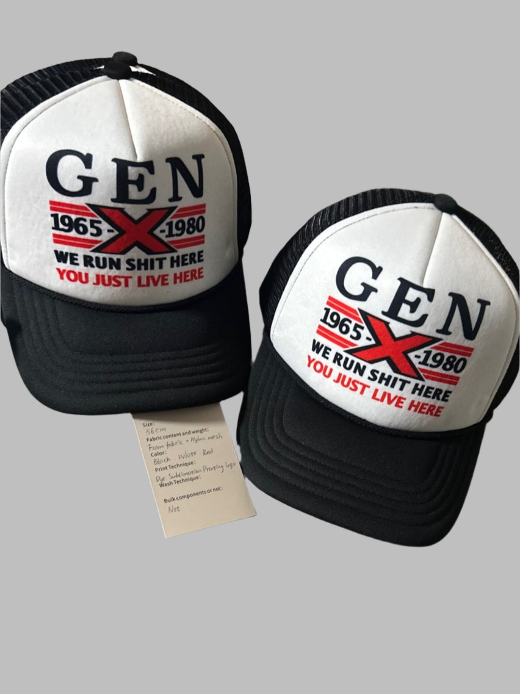 Gen X Hat, We Run ish here