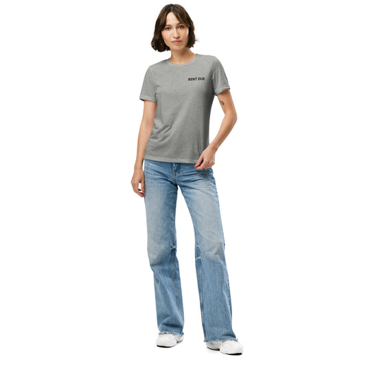 Women’s relaxed tri-blend t-shirt rent due