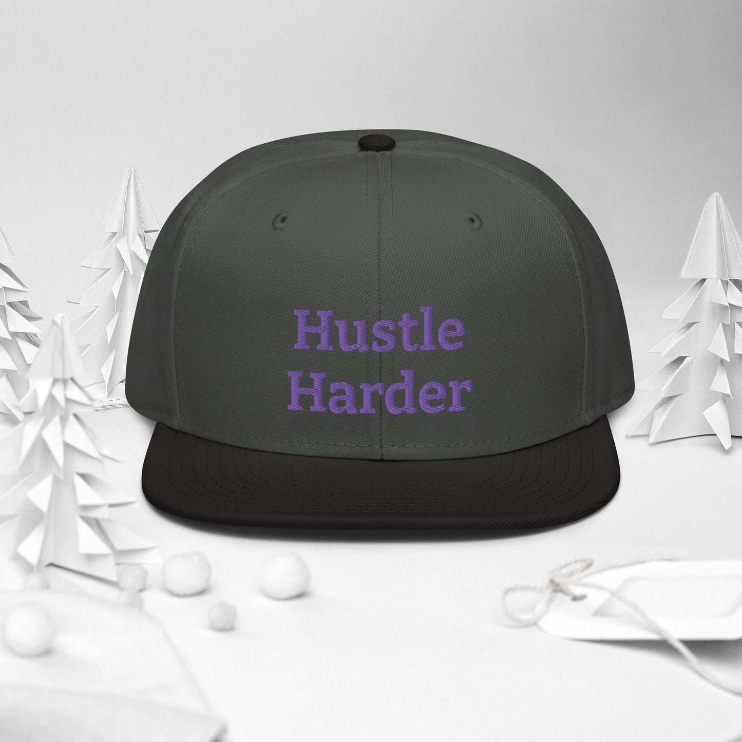 Snapback Hustle Harder Hat