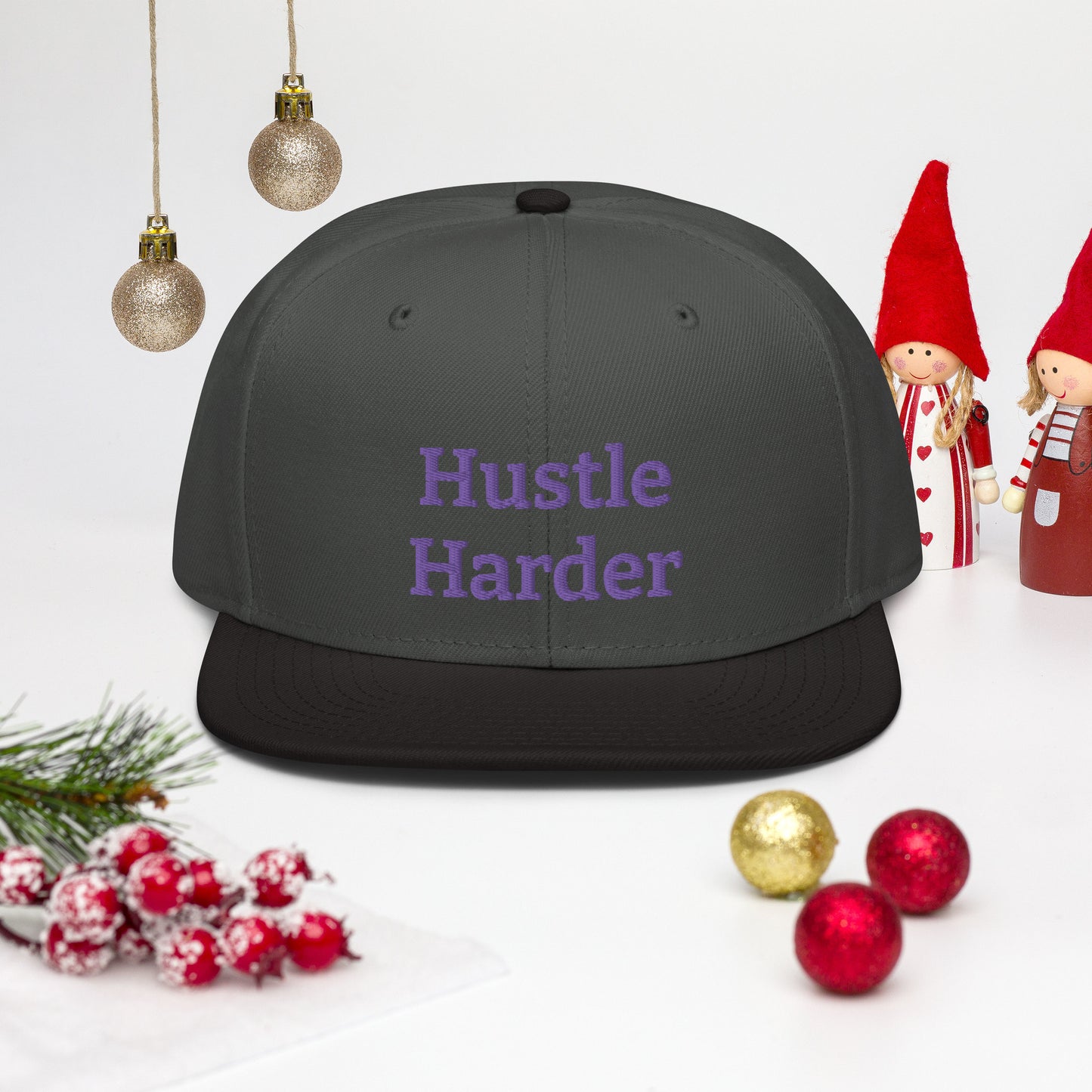 Snapback Hustle Harder Hat