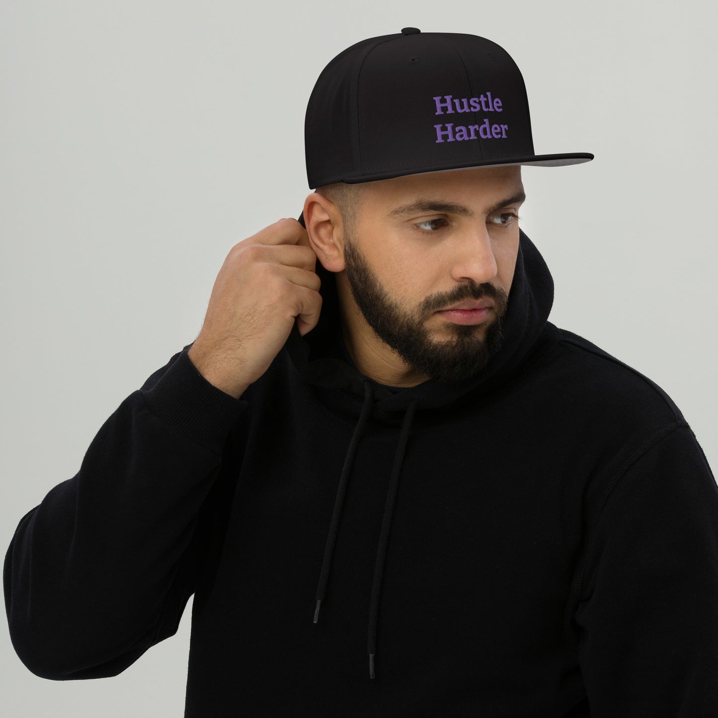 Snapback Hustle Harder Hat