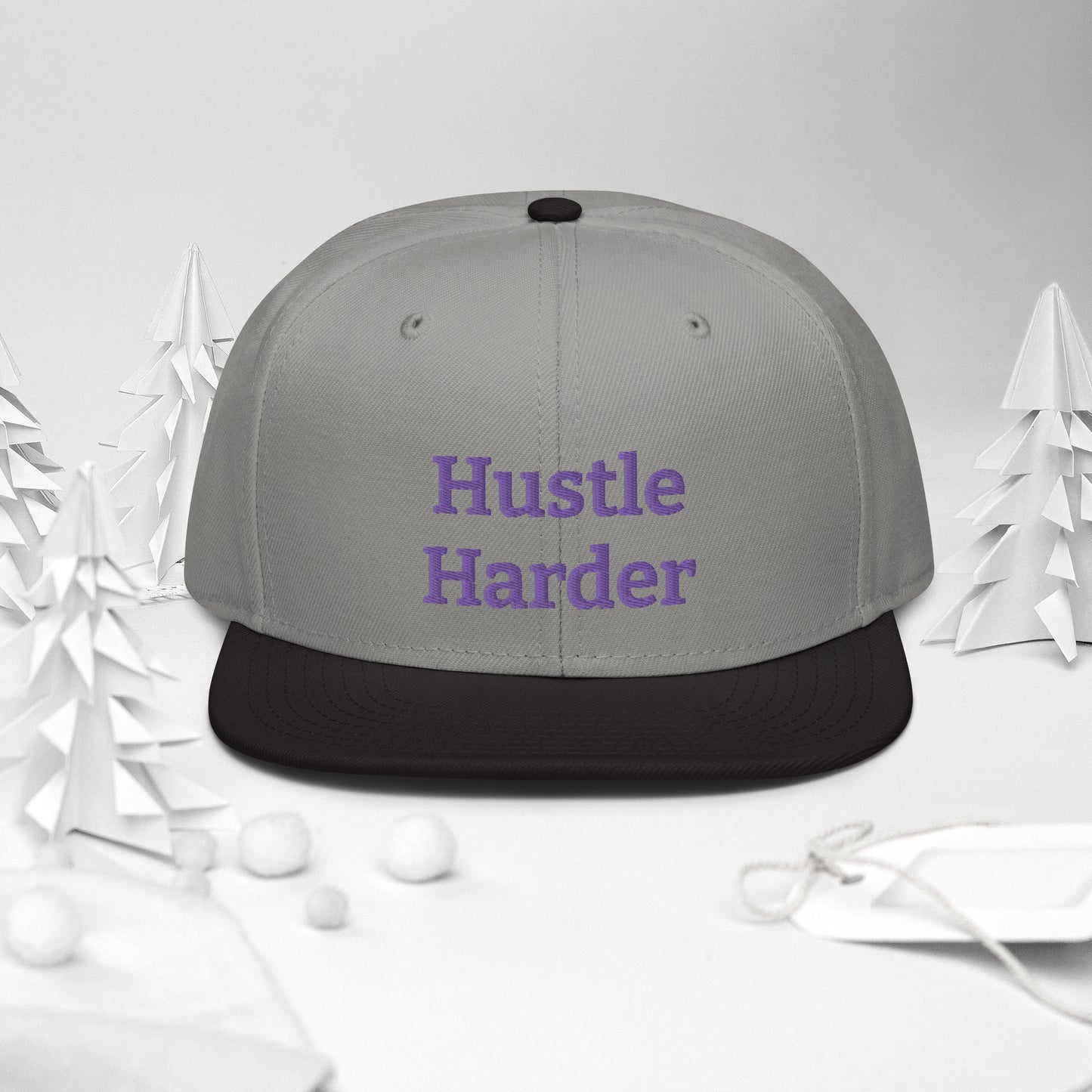 Snapback Hustle Harder Hat