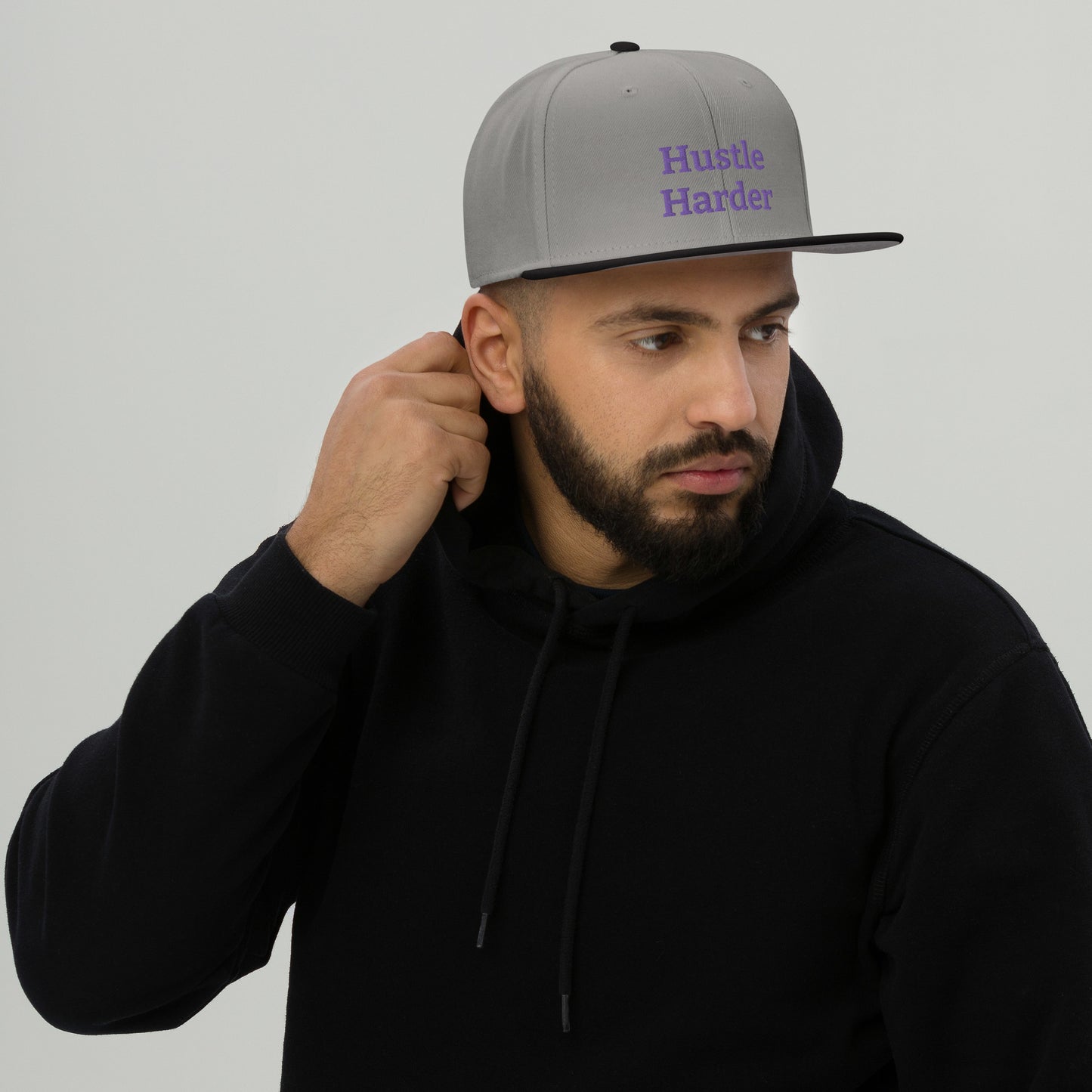 Snapback Hustle Harder Hat