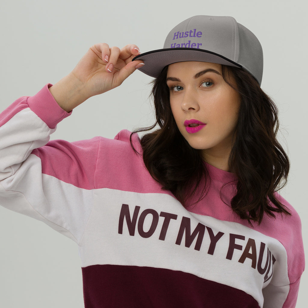 Snapback Hustle Harder Hat