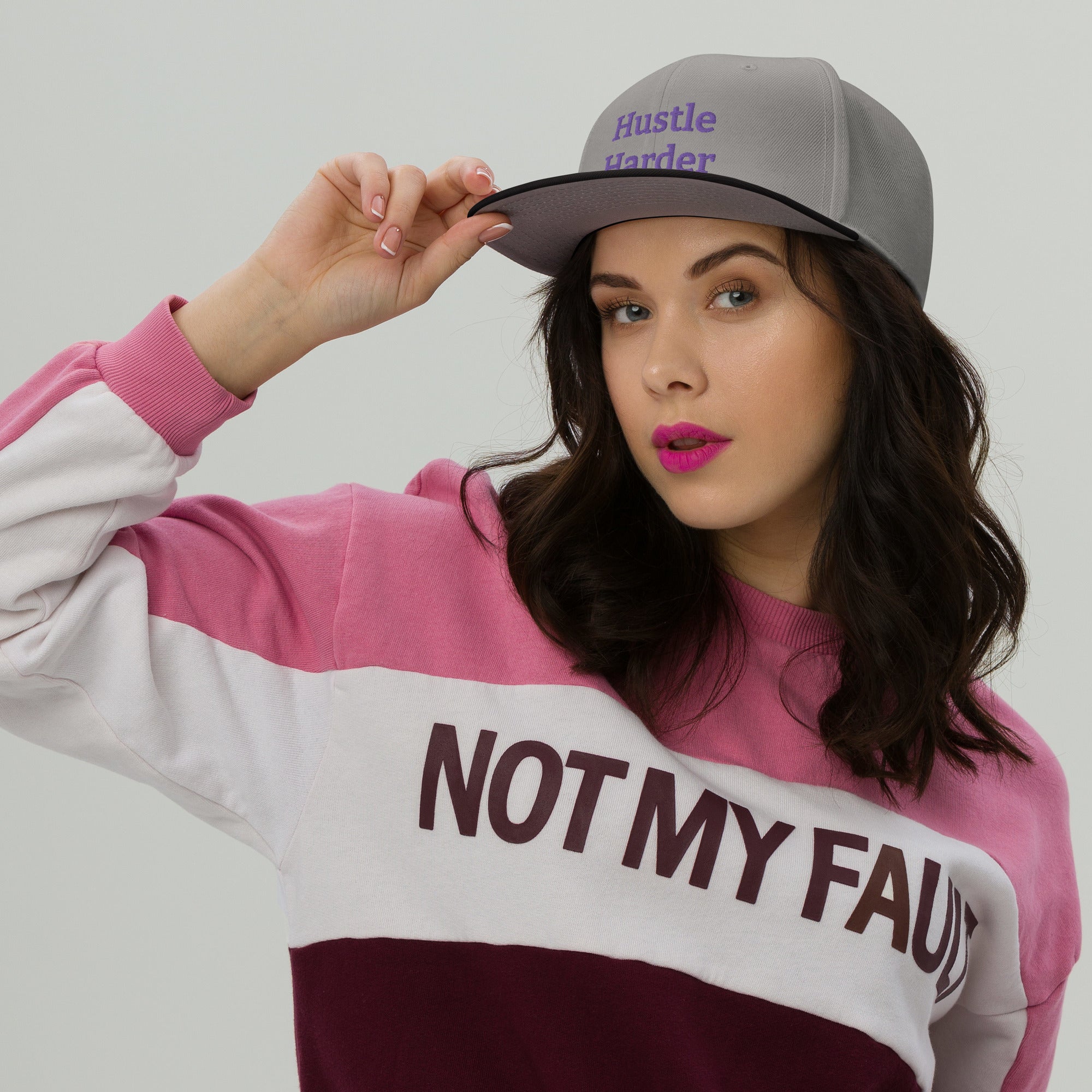 Snapback Hustle Harder Hat