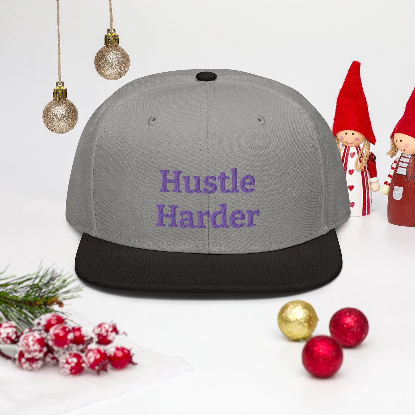 Snapback Hustle Harder Hat