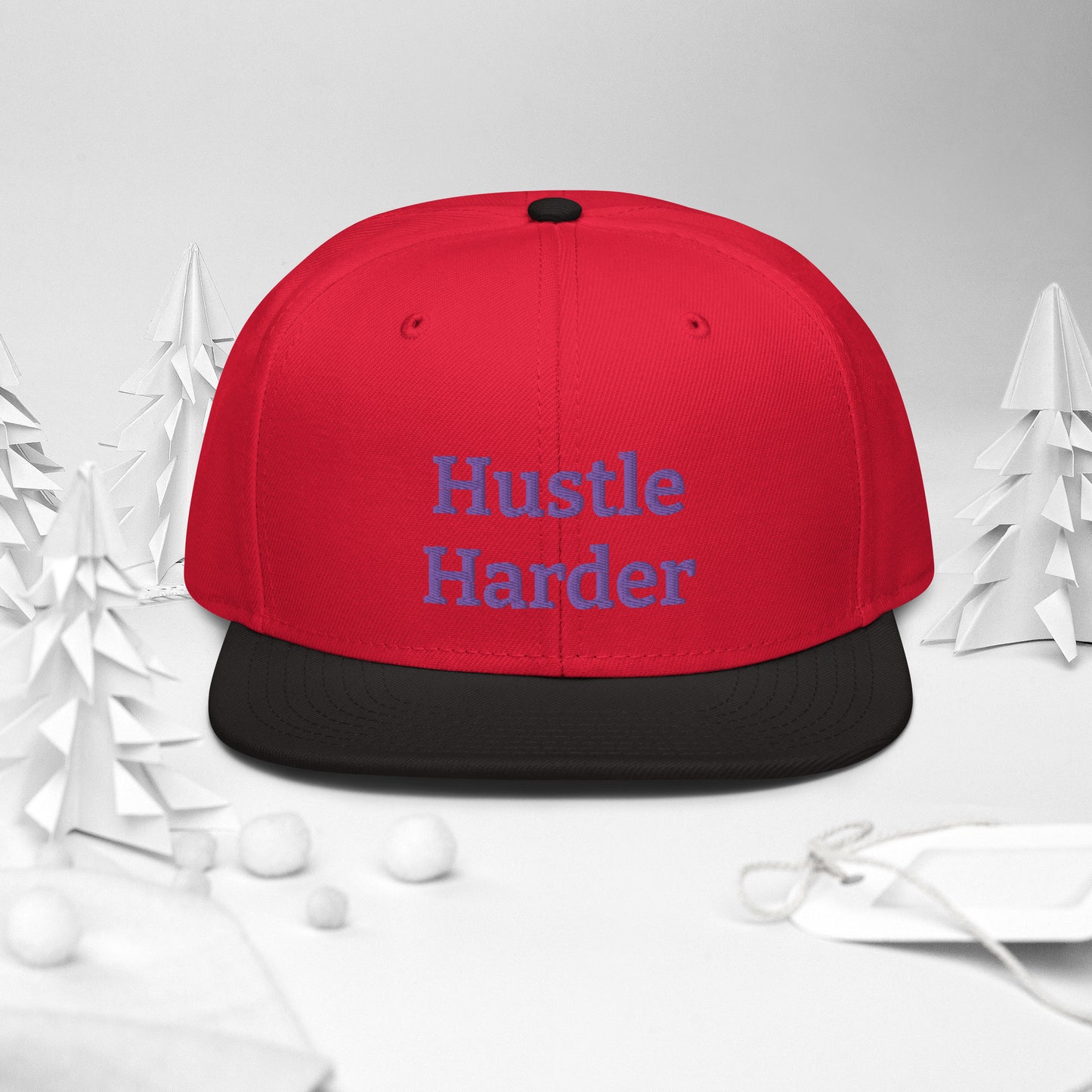 Snapback Hustle Harder Hat