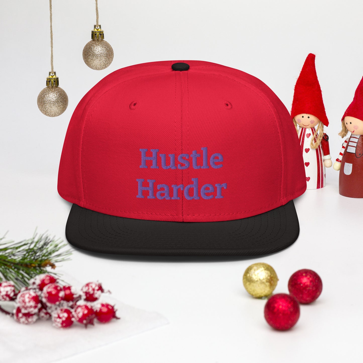 Snapback Hustle Harder Hat