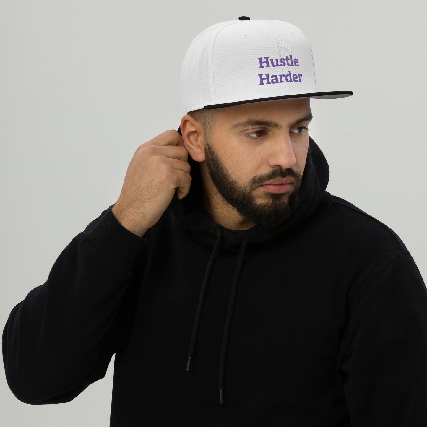 Snapback Hustle Harder Hat