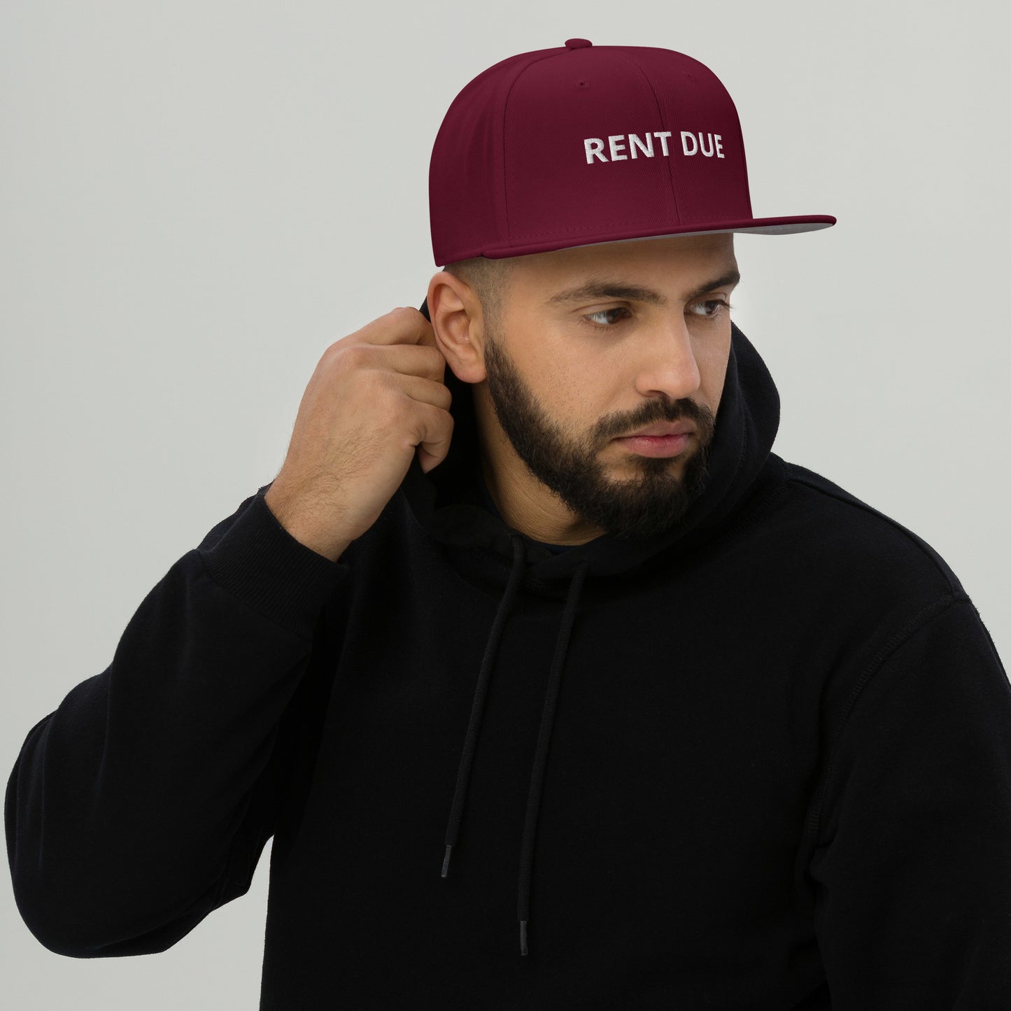 RENT DUE Snapback Hat