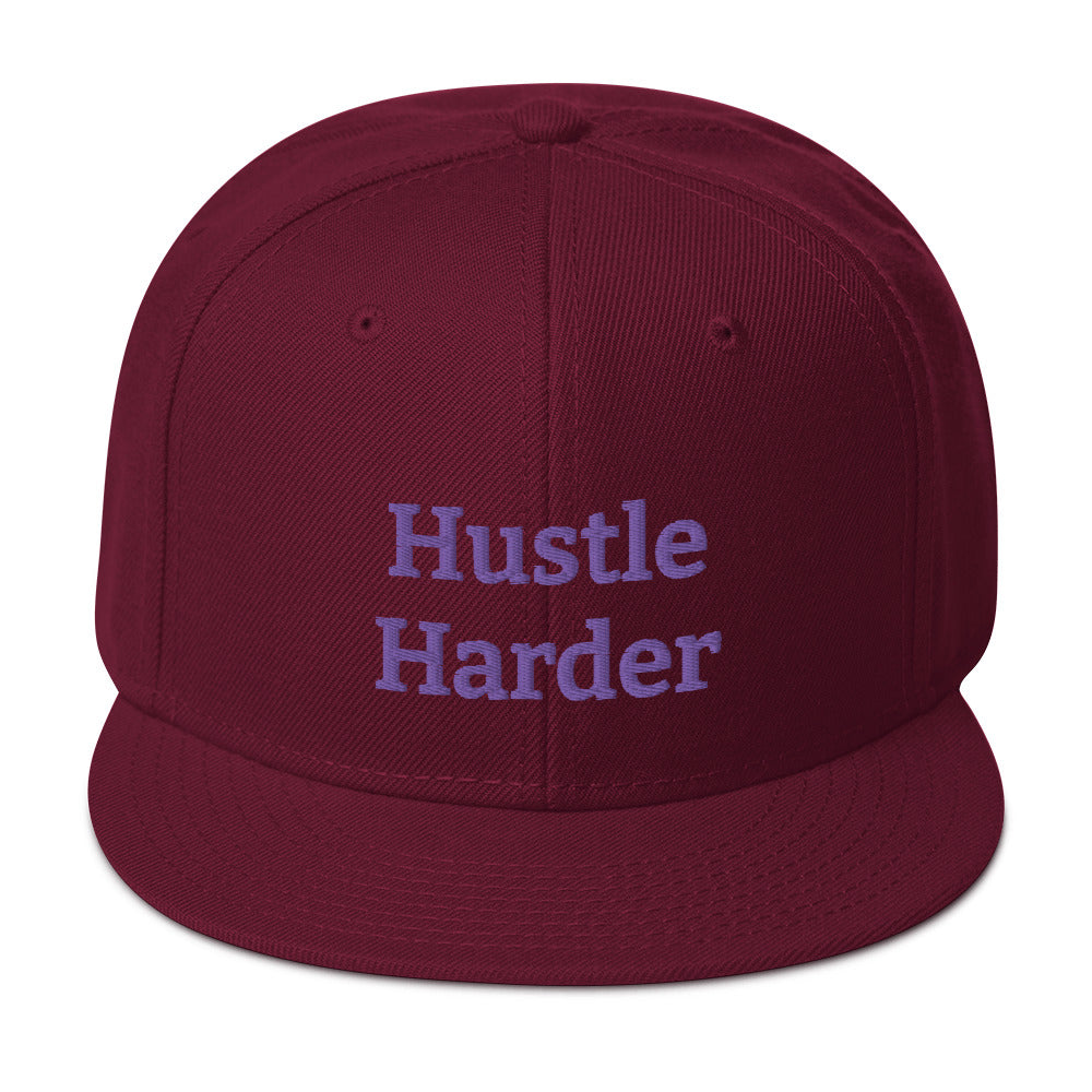 Snapback Hustle Harder Hat