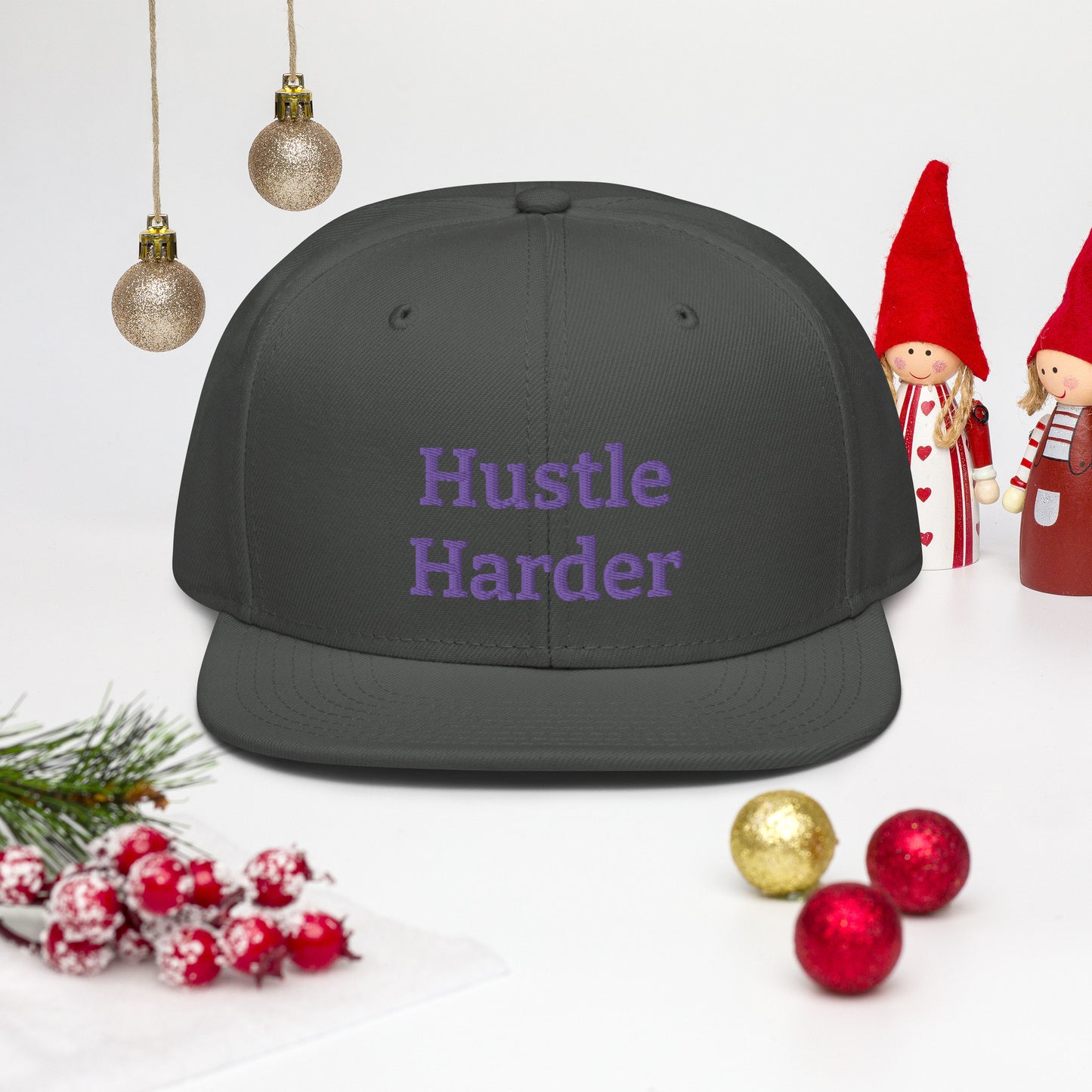 Snapback Hustle Harder Hat