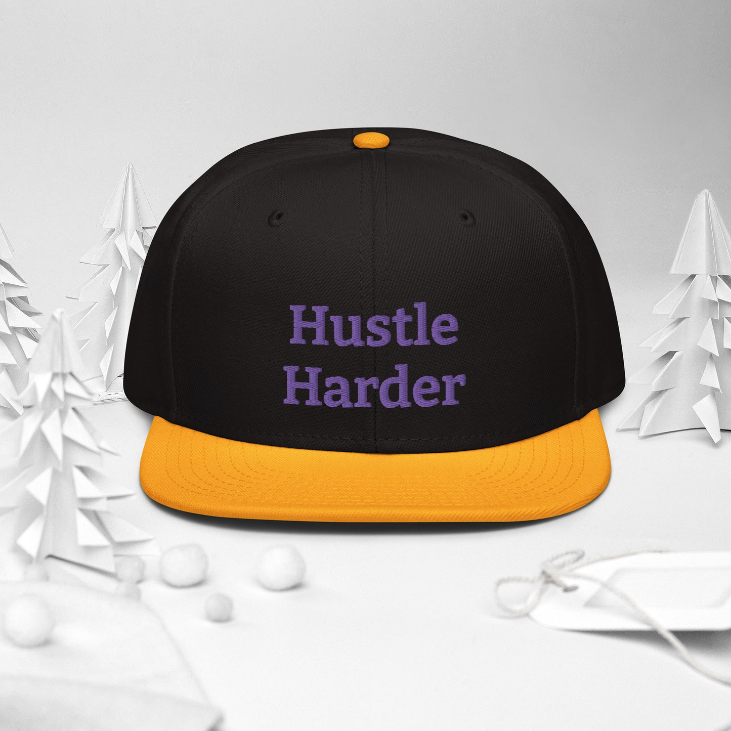 Snapback Hustle Harder Hat