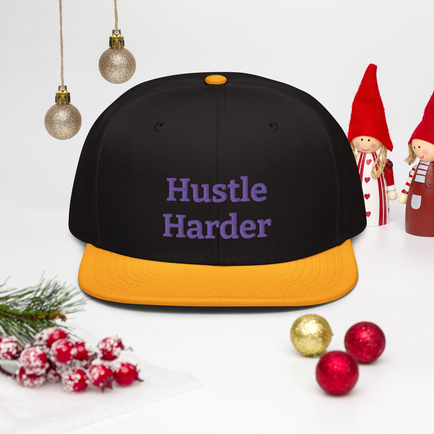 Snapback Hustle Harder Hat