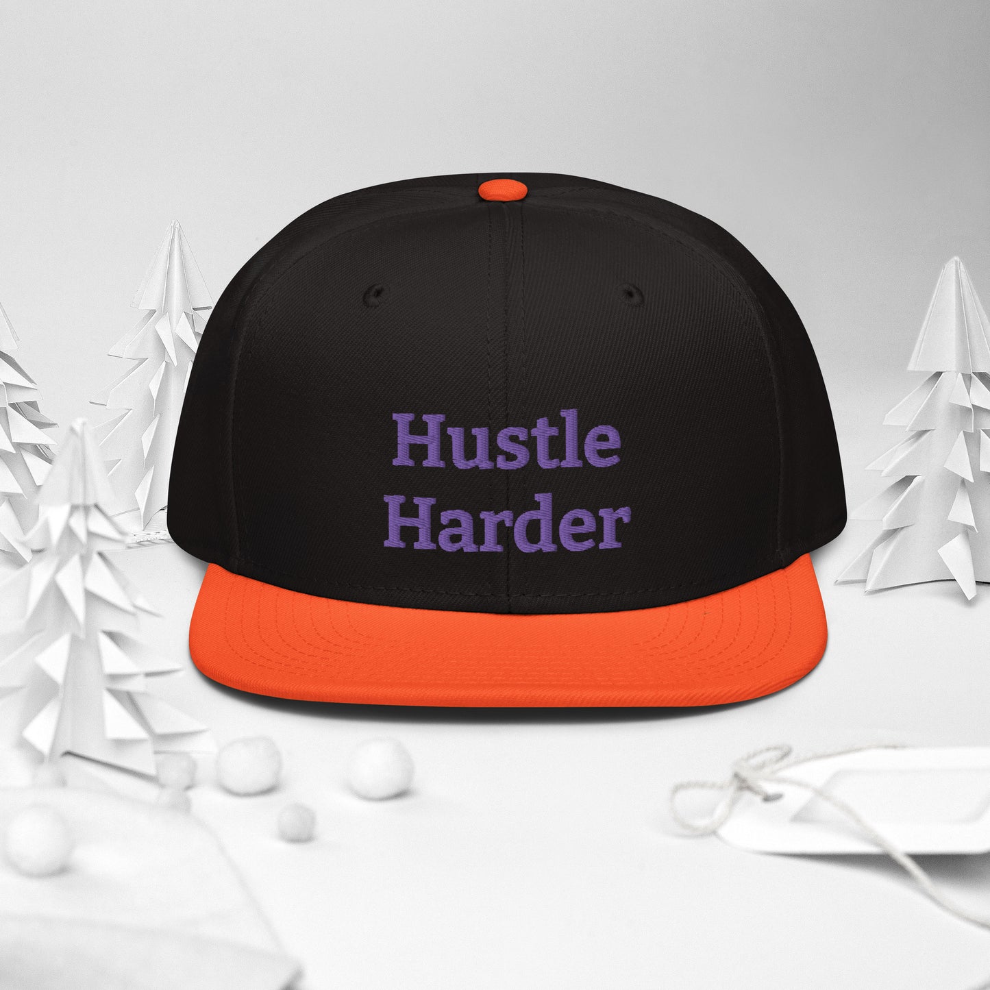 Snapback Hustle Harder Hat