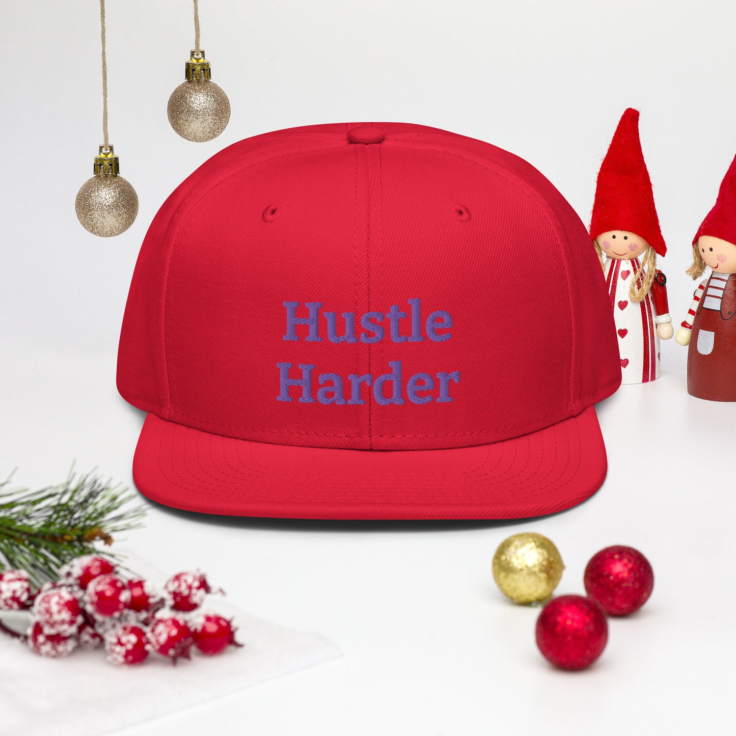 Snapback Hustle Harder Hat