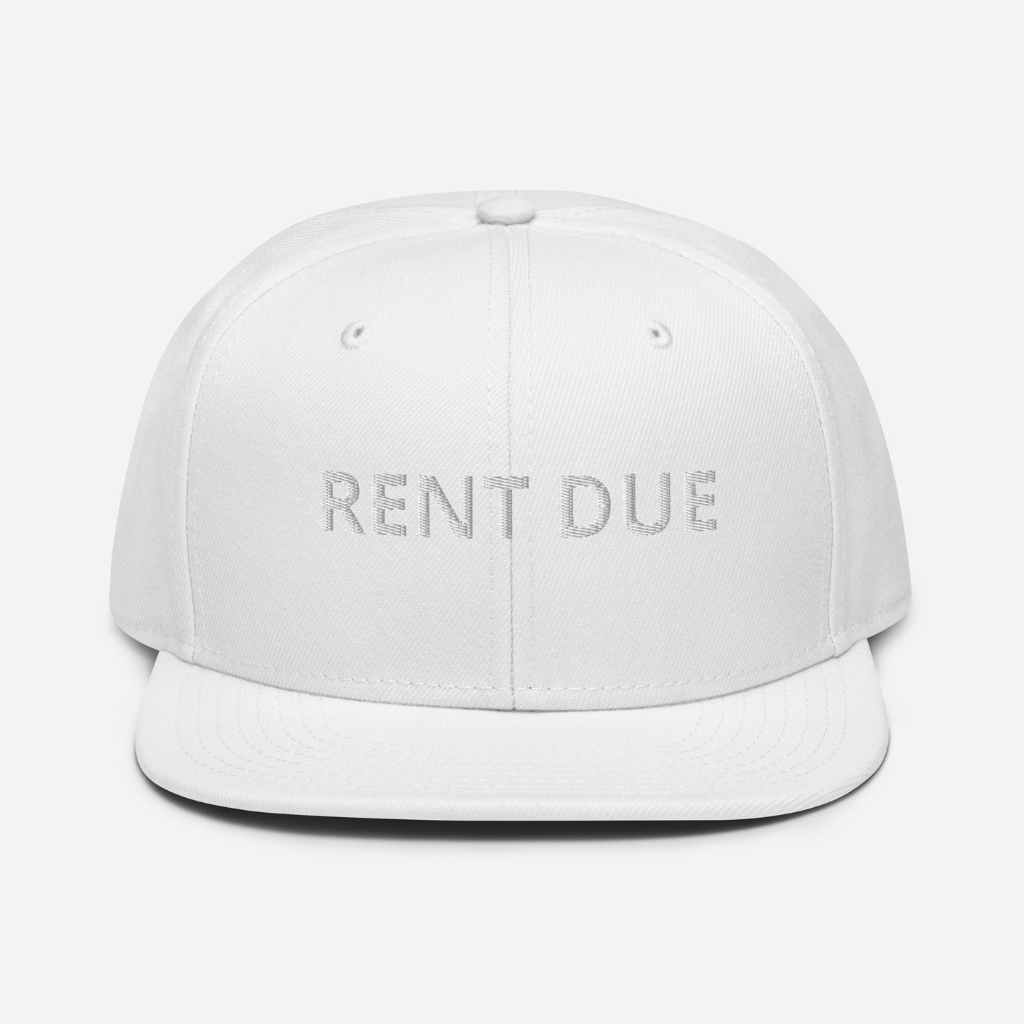 RENT DUE Snapback Hat