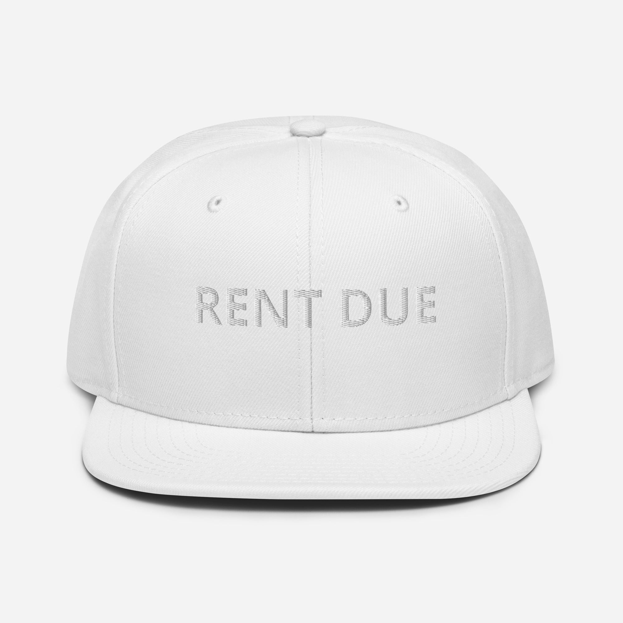 RENT DUE Snapback Hat